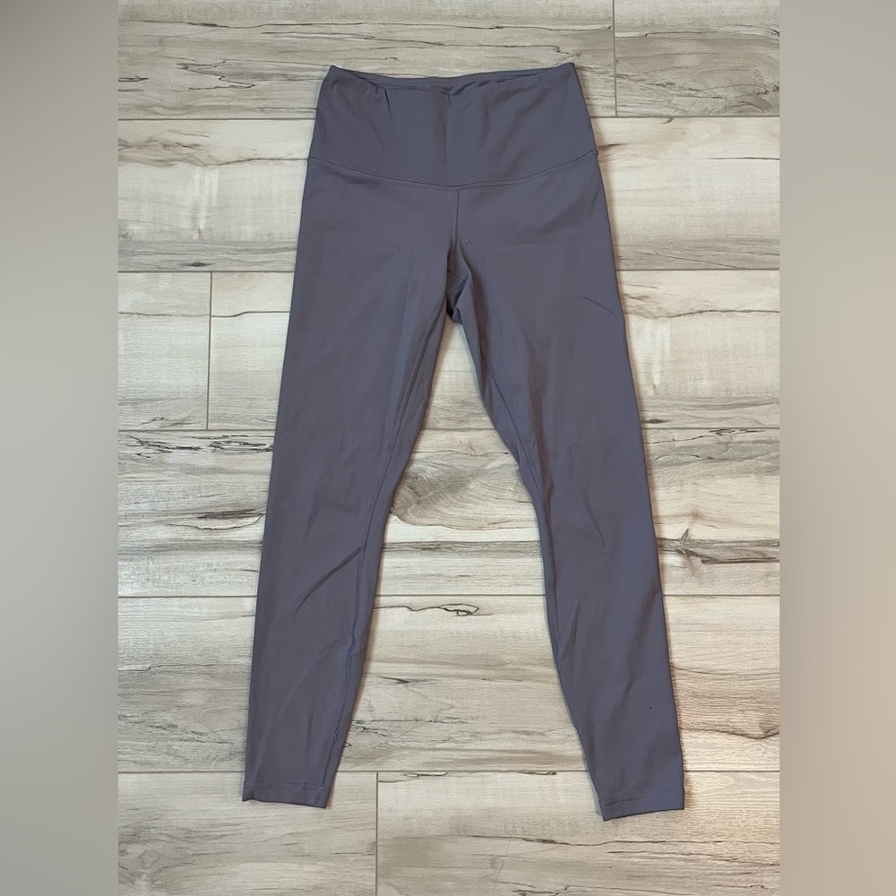 Purple/grey athletic leggings